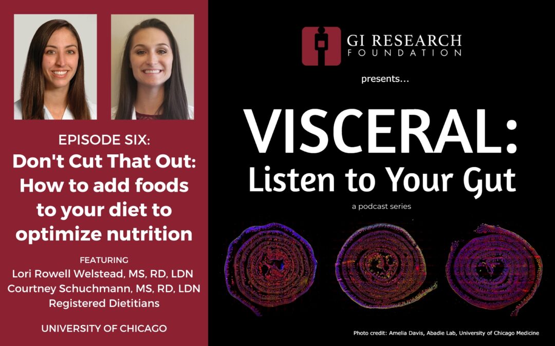 Visceral: Podcast Episode – Don’t Cut That Out: How to add foods to your diet to optimize nutrition (episode 6)