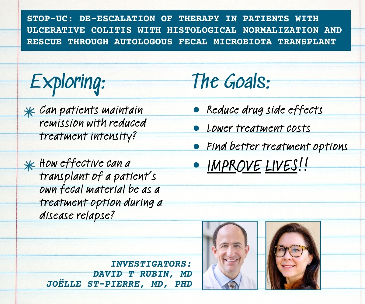 David T. Rubin, MD and Joëlle St-Pierre, MD PhD Lab Notes 2024
