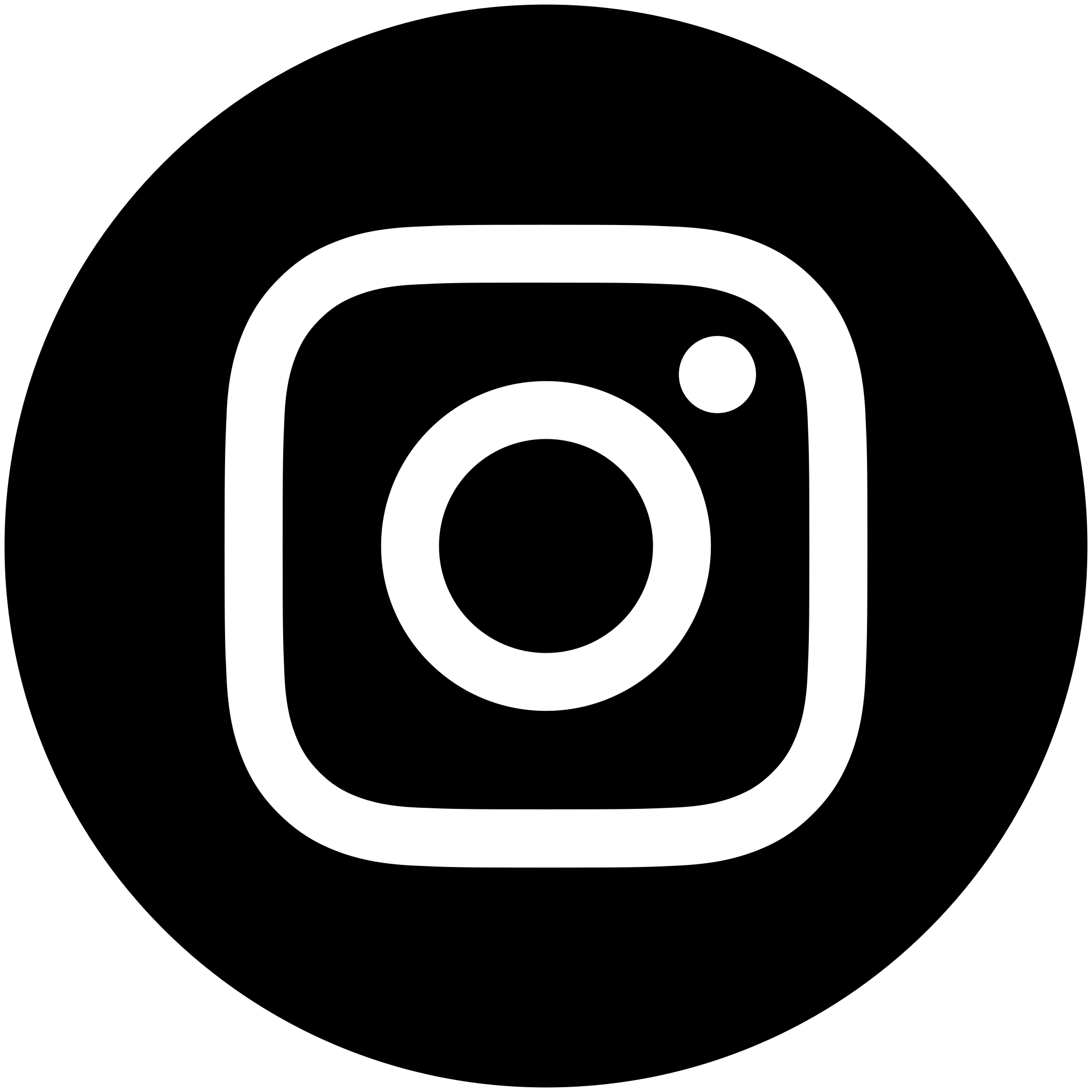 Instagram icon black circle